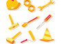 draw custom illustration for microstock, canva element, etc